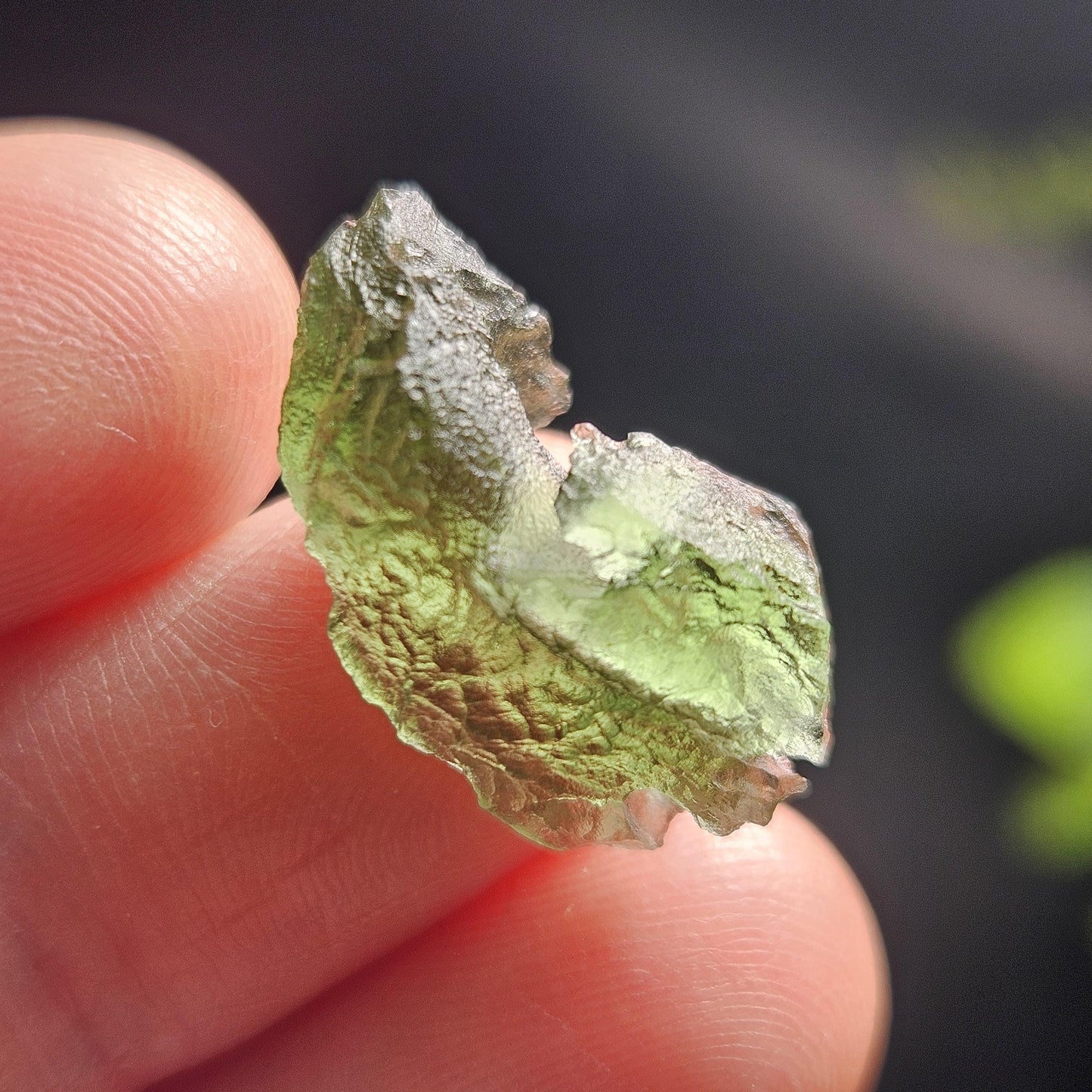 Moldavite Specimen 1.60g, Genuine Moldavite Tektite