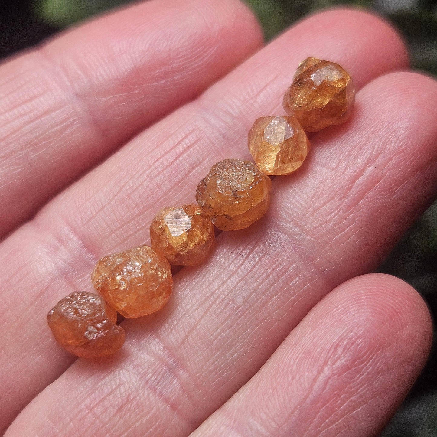 Spessartine Garnet Crystal from Tanzania, Tanzanian Orange Garnet Specimen