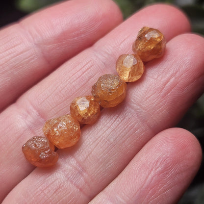 Spessartine Garnet Crystal from Tanzania, Tanzanian Orange Garnet Specimen