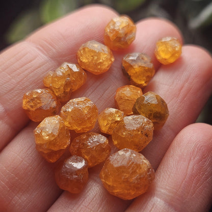 Spessartine Garnet Crystal from Tanzania, Tanzanian Orange Garnet Specimen