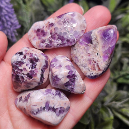Pink Amethyst Chevron Crystal from Brazil