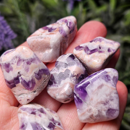 Pink Amethyst Chevron Crystal from Brazil