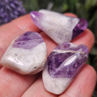 Chevron Amethyst Crystal, Brazilian Polished Amethyst, Choose Your Size