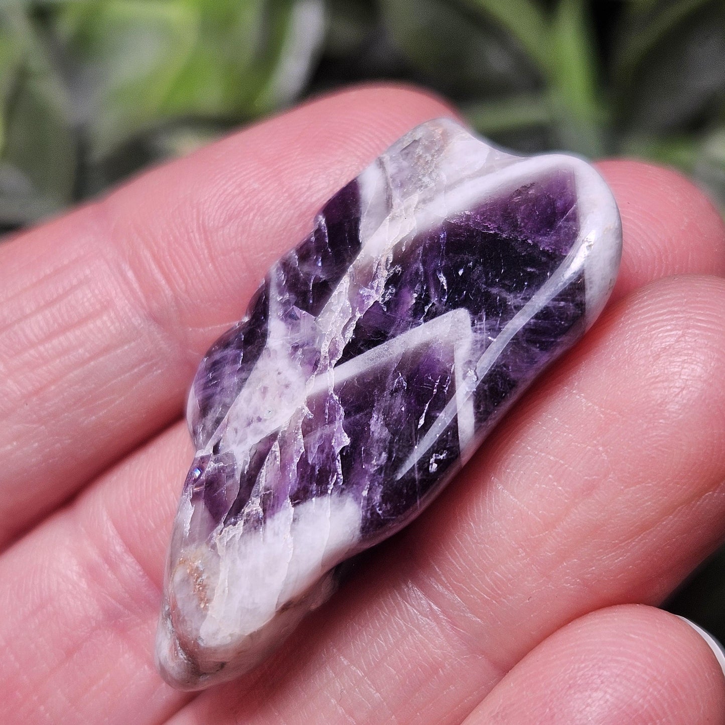 Chevron Amethyst Crystal, Brazilian Polished Amethyst, Choose Your Size