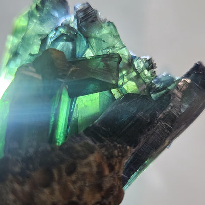 Vivianite Crystal Specimen 94.81g, Terminated Vivianite Crystal, Raw Blue