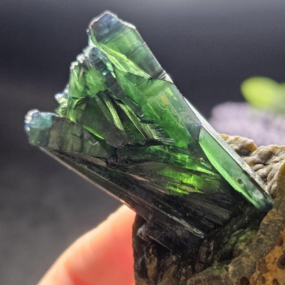 Vivianite Crystal Specimen 94.81g, Terminated Vivianite Crystal, Raw Blue