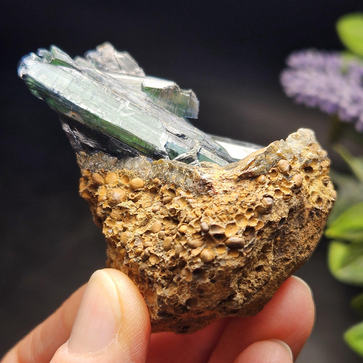 Vivianite Crystal Cluster Specimen 94.81g