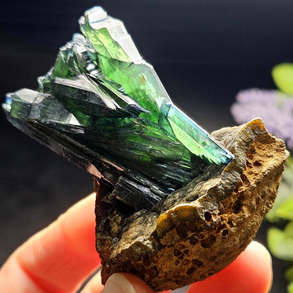 Vivianite Crystal Specimen 94.81g, Terminated Vivianite Crystal, Raw Blue