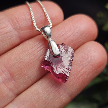 Raspberry Garnet Pendant