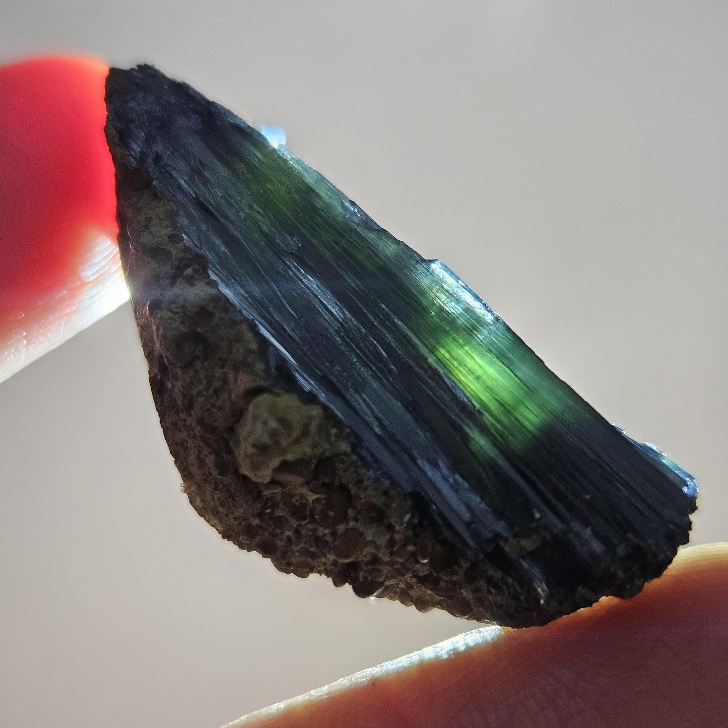 Vivianite Crystal Cluster 12.45g, Vivianite Specimen, Raw Blue
