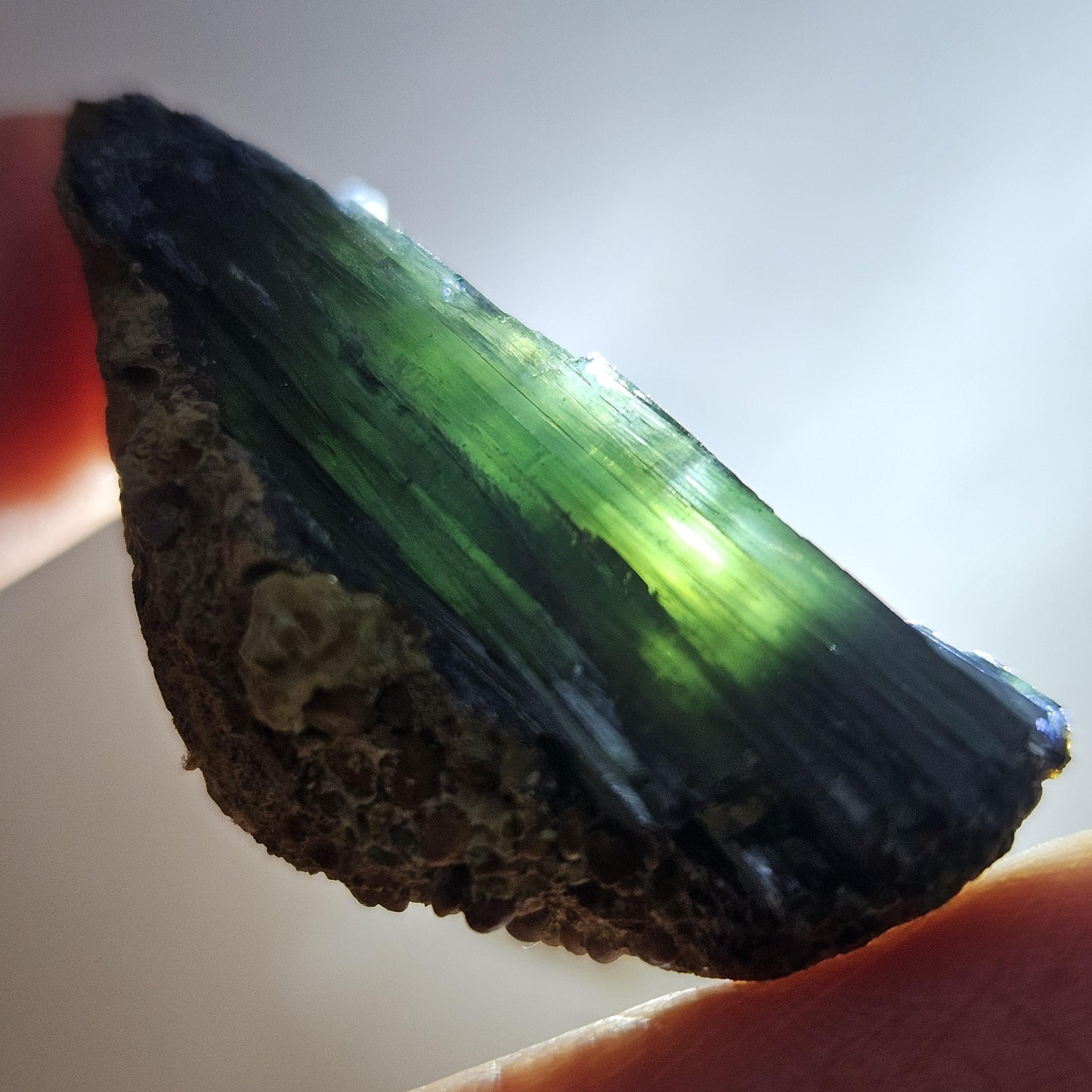 Vivianite Crystal Cluster 12.45g, Vivianite Specimen, Raw Blue