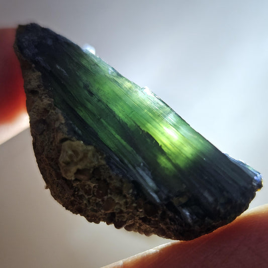 Vivianite Crystal Cluster 12.45g, Vivianite Specimen, Raw Blue