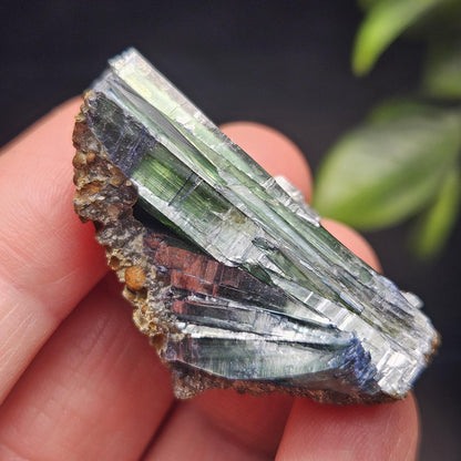 Vivianite Crystal Cluster 12.45g, Vivianite Specimen, Raw Blue