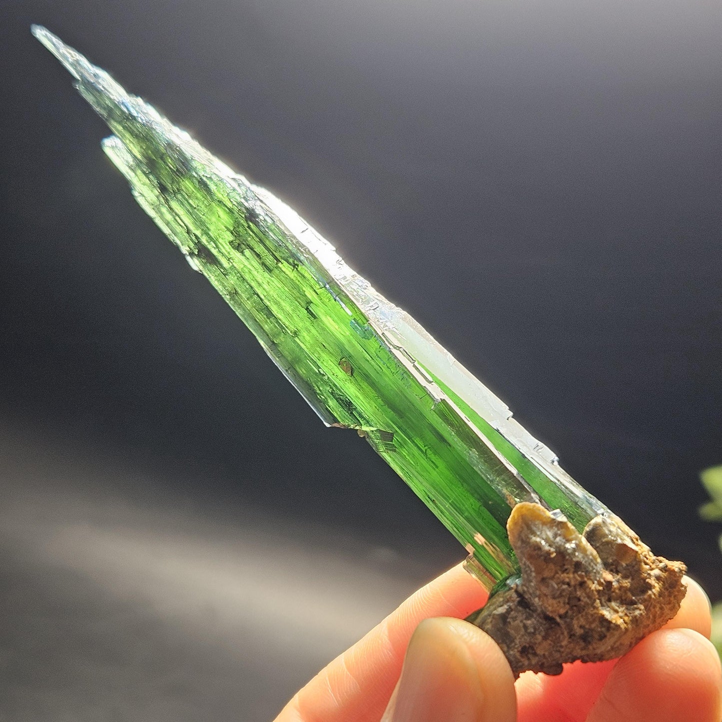 AAA Vivianite Crystal Specimen 36.29g, Terminated Vivianite Crystal, Raw Blue