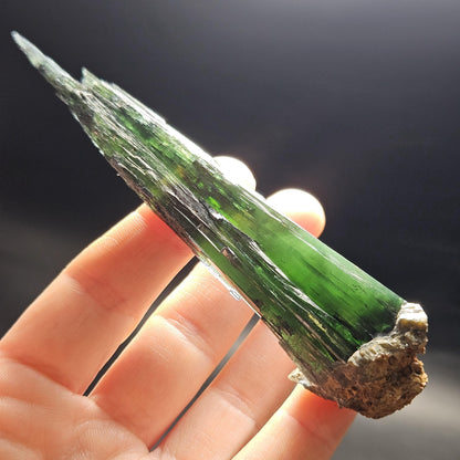 AAA Vivianite Crystal Specimen 36.29g, Terminated Vivianite Crystal, Raw Blue