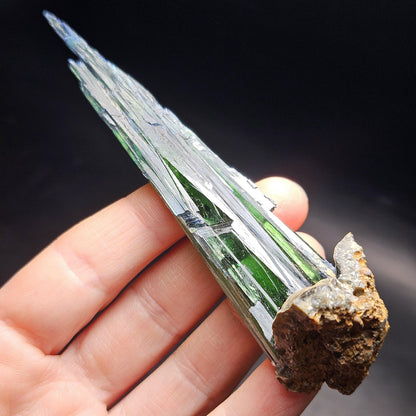 AAA Vivianite Crystal Specimen 36.29g, Terminated Vivianite Crystal, Raw Blue
