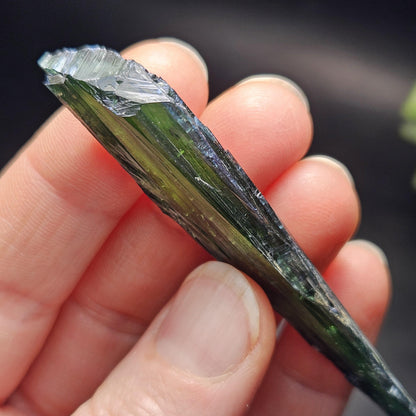AAA Vivianite Crystal Specimen 8.94g, Terminated Vivianite Crystal, Raw Blue