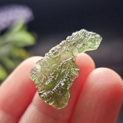 Moldavite Crystal Specimen 2.34g