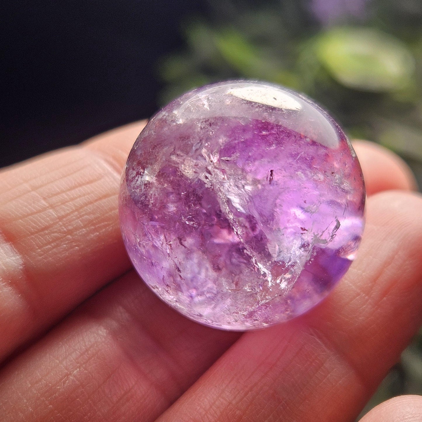 Amethyst Crystal Sphere