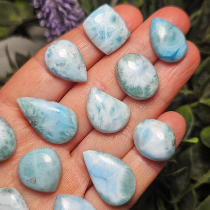 Blue Larimar Crystal Specimens, Choose Your Size