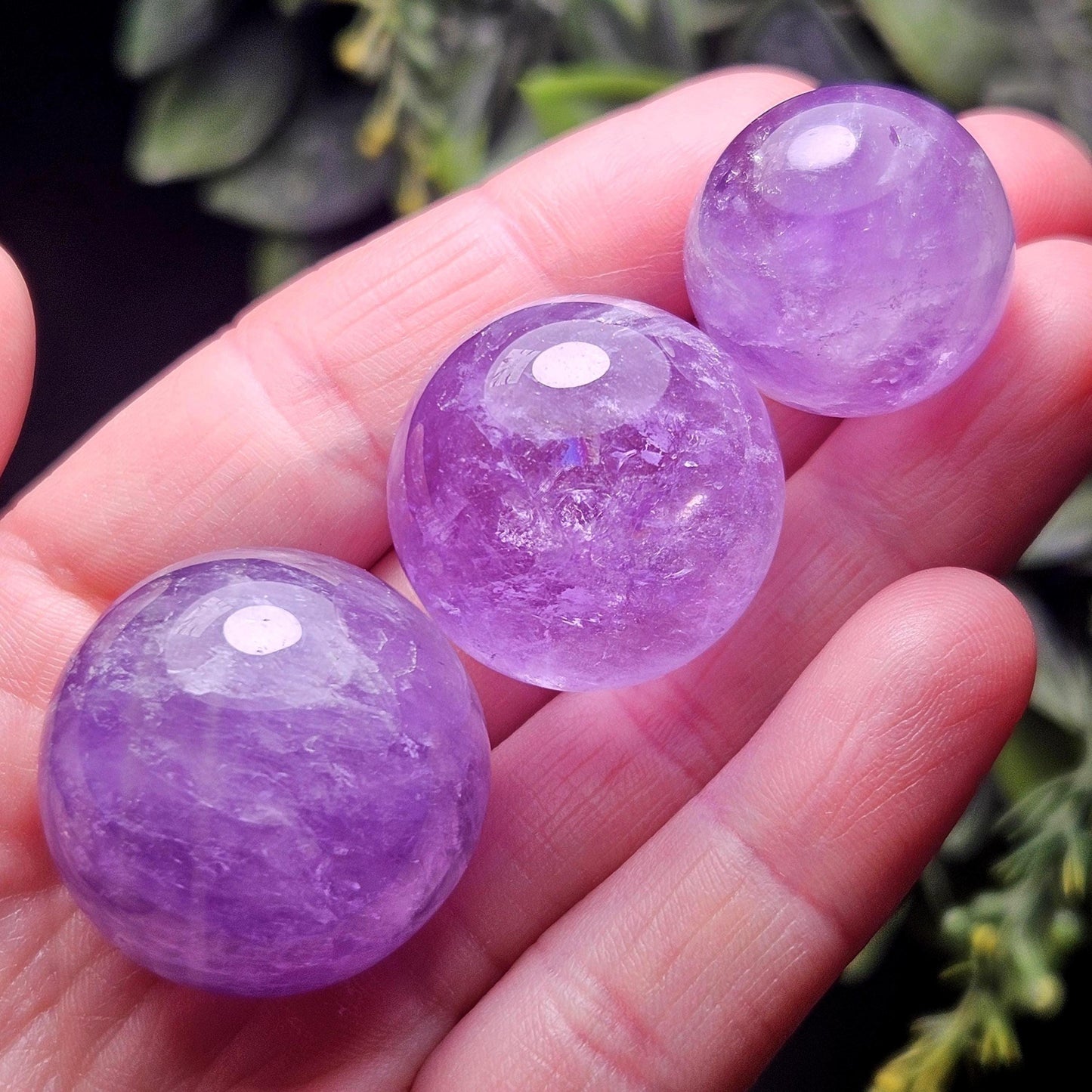 Amethyst Crystal Sphere