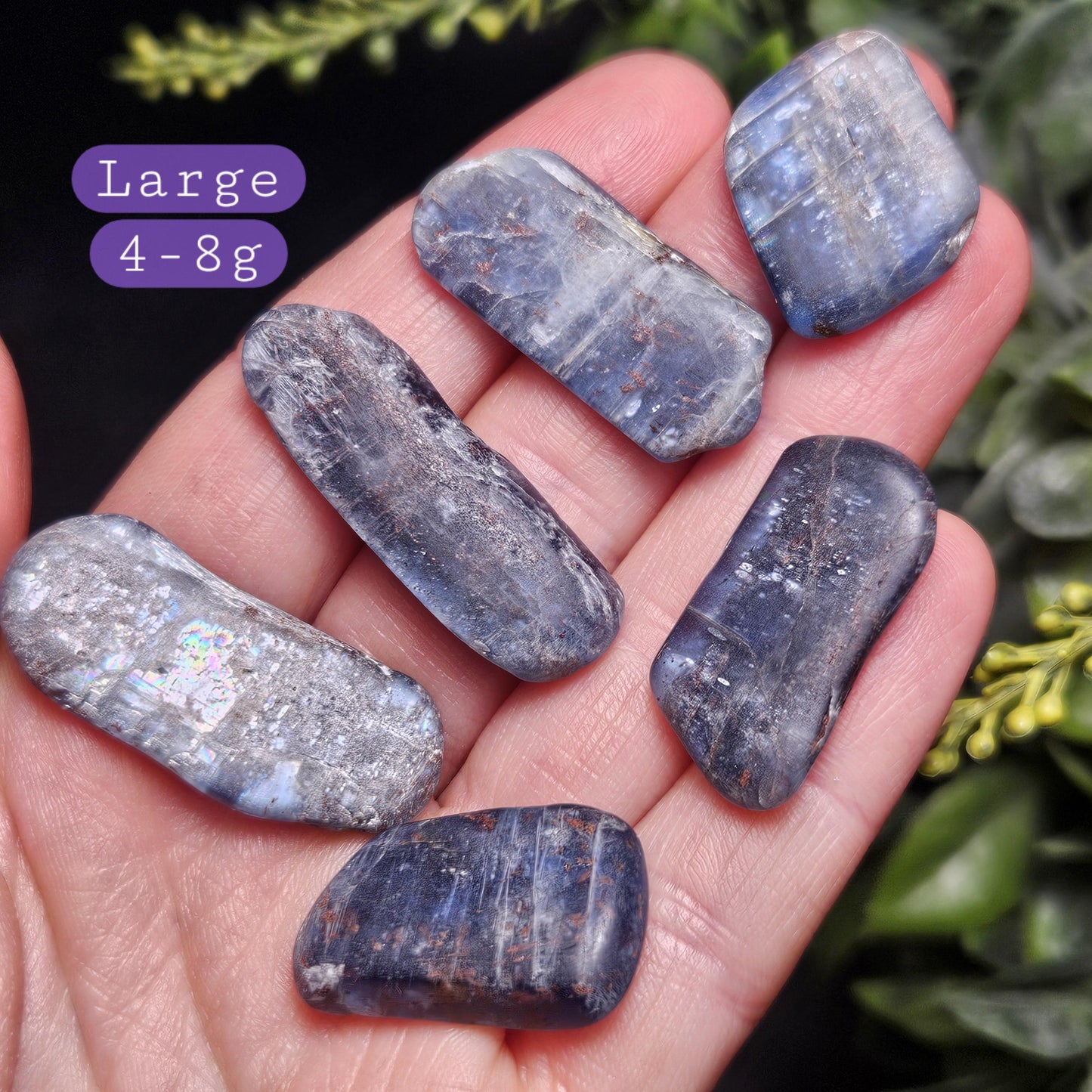 Tanzanian Blue Kyanite Polished Crystal