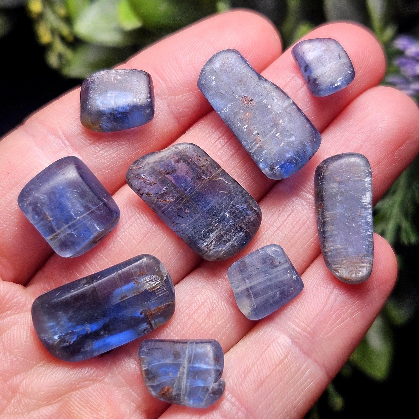 Tanzanian Blue Kyanite Polished Crystal