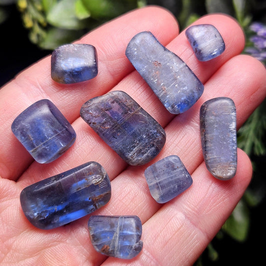 Tanzanian Blue Kyanite Polished Crystal