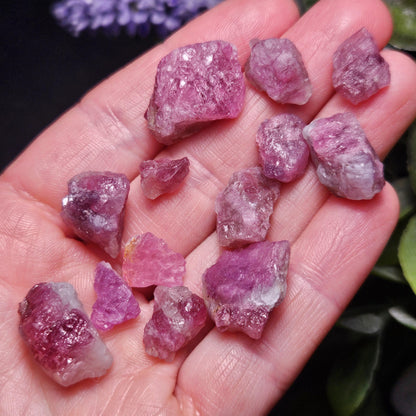 Pink Tourmaline Crystal, Raw Crystal from Brazil