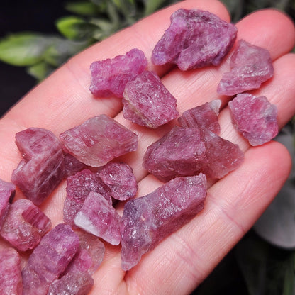 Pink Tourmaline Crystal, Raw Crystal from Brazil