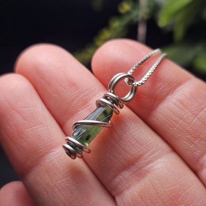 Vivianite Crystal Pendant, High Quality Terminated Specimen