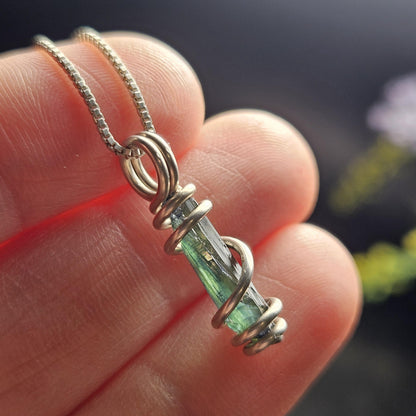 Vivianite Crystal Pendant, High Quality Terminated Specimen