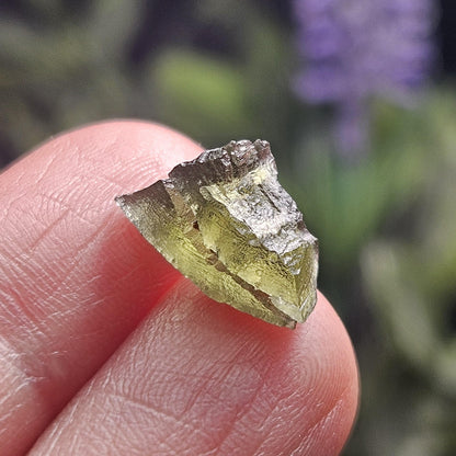 Moldavite Angel Chime 0.69g, Genuine Moldavite Tektite Specimen