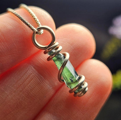 Vivianite Crystal Pendant, High Quality Terminated Specimen