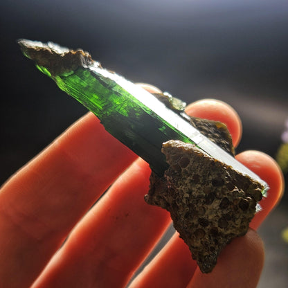 Vivianite Crystal Specimen 21.11g, Terminated Vivianite Crystal, Raw Blue