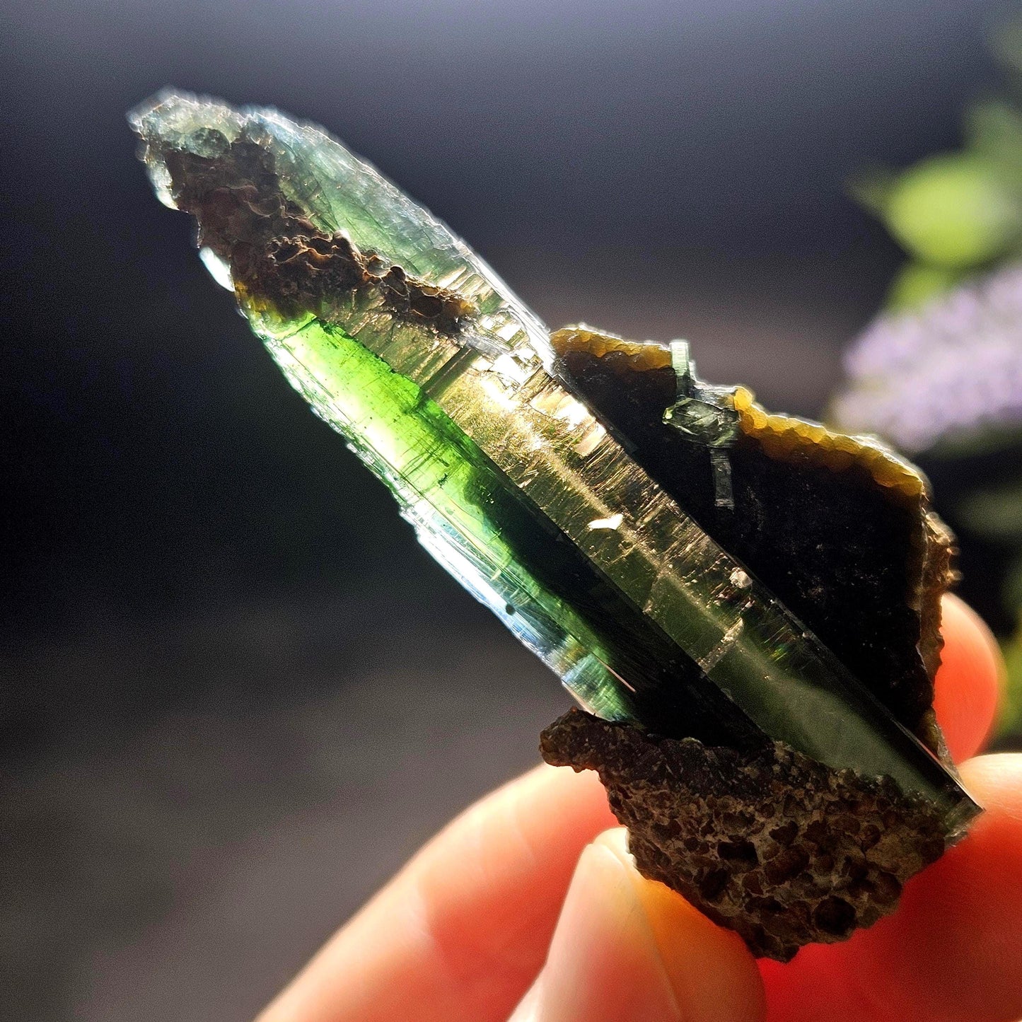 Vivianite Crystal Specimen 21.11g, Terminated Vivianite Crystal, Raw Blue