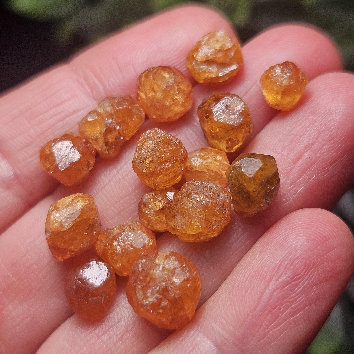 Spessartine Garnet Crystal from Tanzania, Tanzanian Orange Garnet Specimen