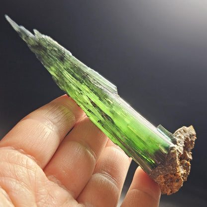 AAA Vivianite Crystal Specimen 36.29g, Terminated Vivianite Crystal, Raw Blue