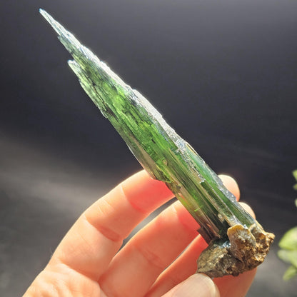 AAA Vivianite Crystal Specimen 36.29g, Terminated Vivianite Crystal, Raw Blue