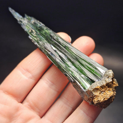 AAA Vivianite Crystal Specimen 36.29g, Terminated Vivianite Crystal, Raw Blue