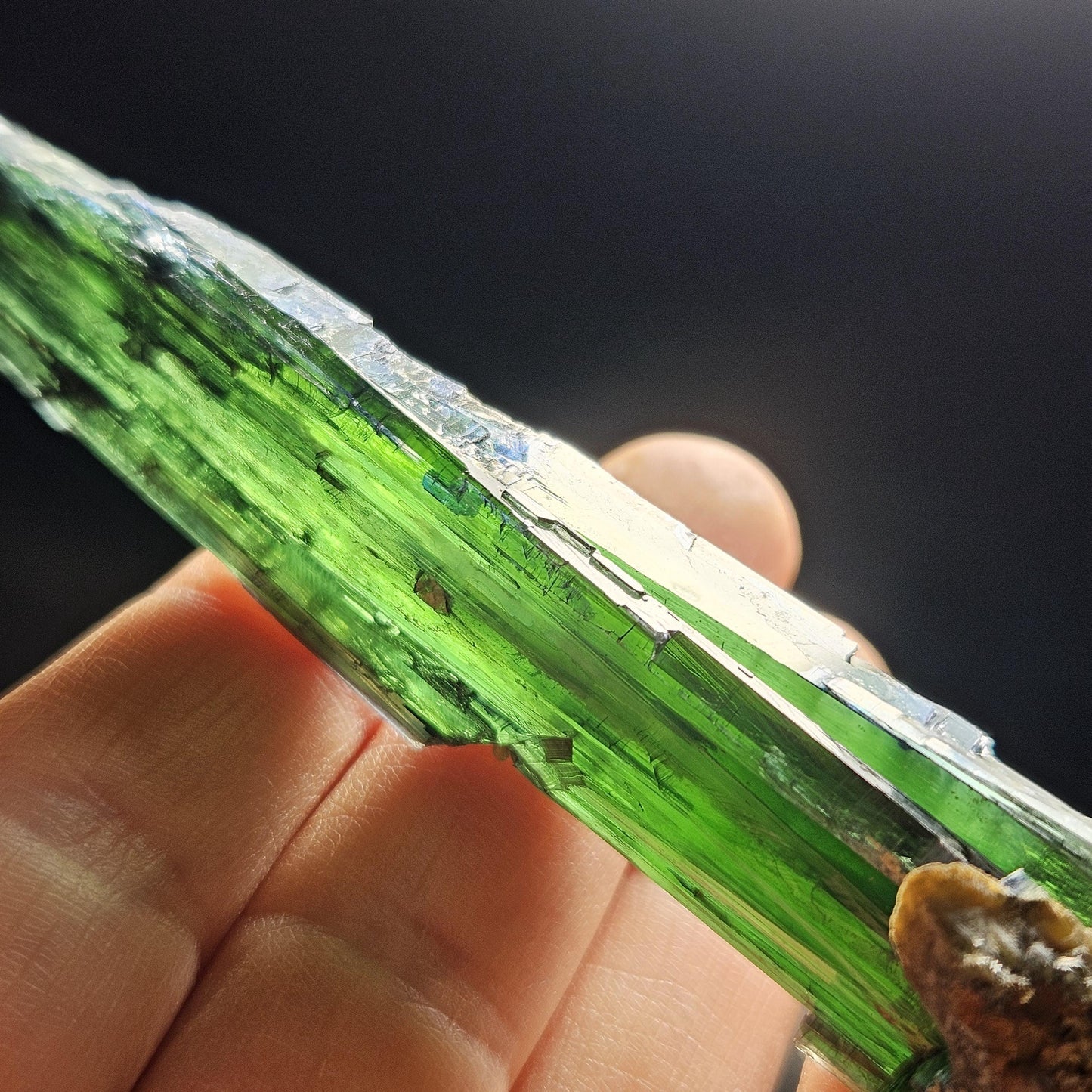 AAA Vivianite Crystal Specimen 36.29g, Terminated Vivianite Crystal, Raw Blue