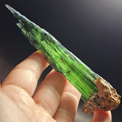 AAA Vivianite Crystal Specimen 36.29g, Terminated Vivianite Crystal, Raw Blue