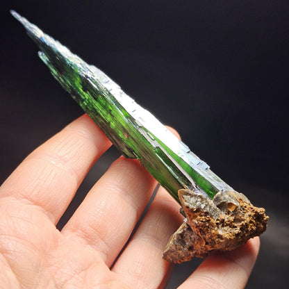 AAA Vivianite Crystal Specimen 36.29g, Terminated Vivianite Crystal, Raw Blue