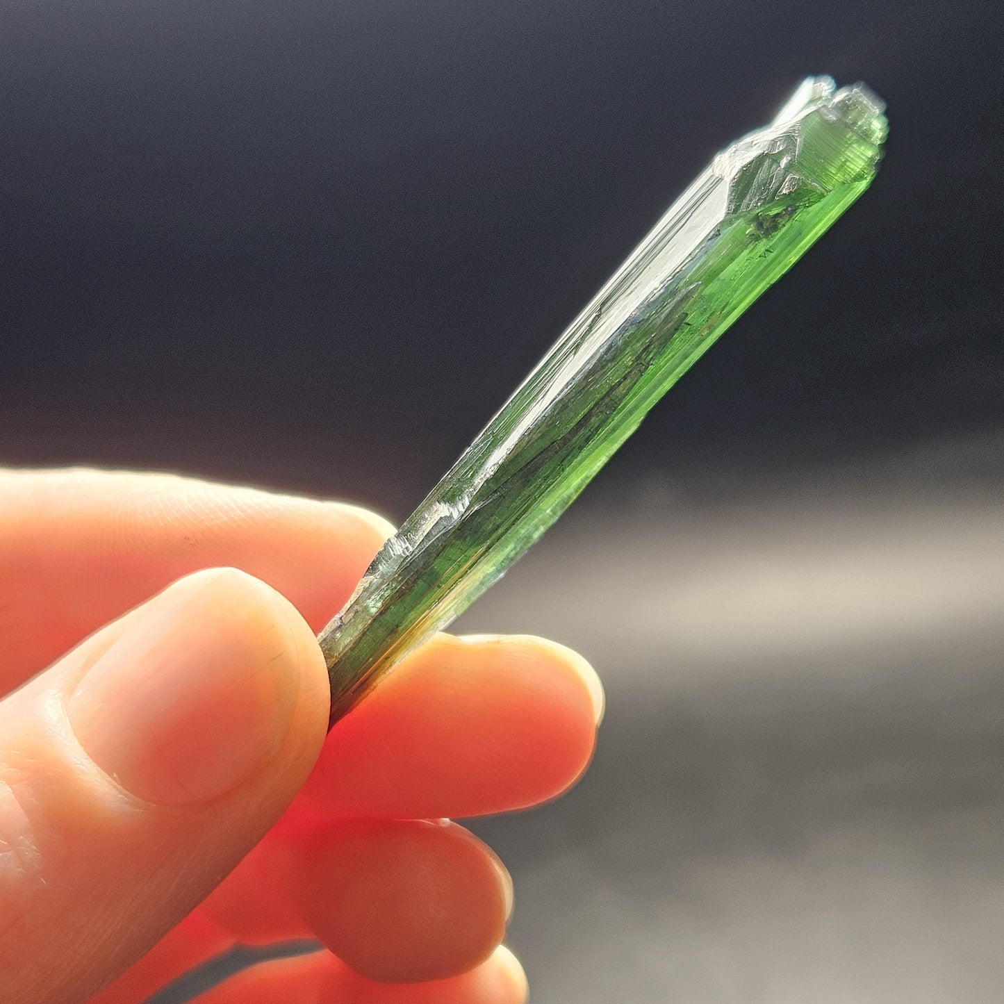 AAA Vivianite Crystal Specimen 8.94g, Terminated Vivianite Crystal, Raw Blue