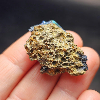 Vivianite Crystal Cluster 7.48g, Vivianite Specimen, Raw Blue