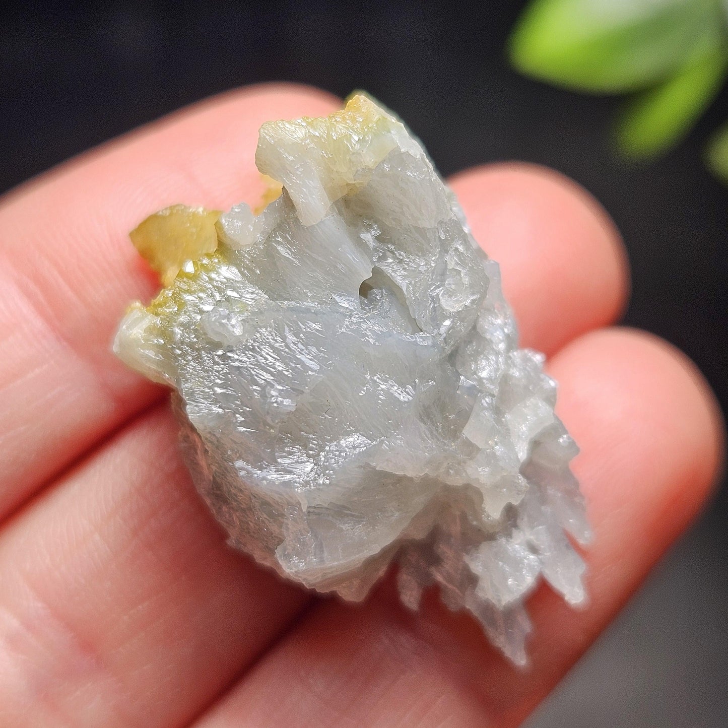 Zincite Crystal Specimen 23.06g, UV Reactive Bicolored Zincite