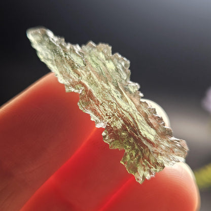Moldavite Besednice "Hedgehog" Crystal 1.75g