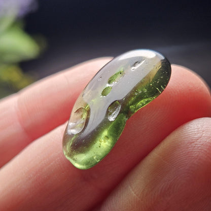 Polished Moldavite Bead 1.65g