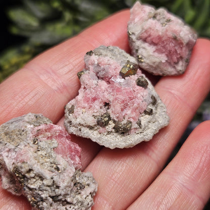 Rhodochrosite with Pyrite Specimen from Wutong Mine, Guangxi Province