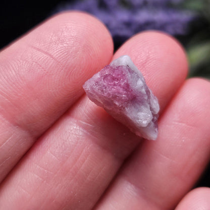 Pink Tourmaline Crystal, Raw Crystal from Brazil